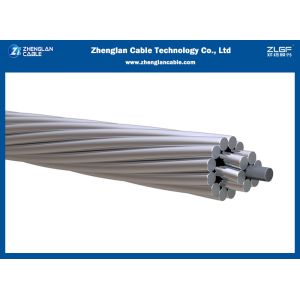 ACSR Bare Conductor Cable with Steel Heart Basic design to BS 215-2 / BS EN