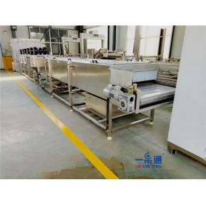 Continupusly Spraying Type Fruit Juice Pasteurizer Wiith Cooling Tunnel