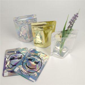 SGS 200g Smell Proof Bag Plastic CMYK With Window