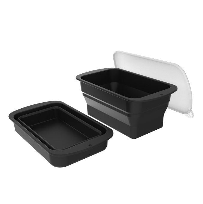 Sustainable Collapsible Ice Cube Tray Extra Large Reusable Silicone Ice Block Mold