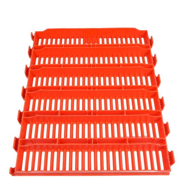 Buy Red Pure PP Plastic Slatted Floor For Sheep Nursery Pigs at wholesale prices