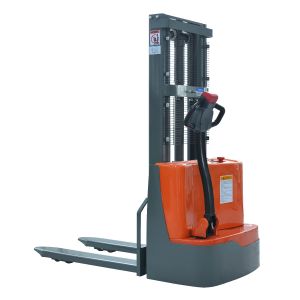 Buy cheap Electric Wdith 850mm Walking 1.6M Straddle Pallet Lift Stacker from wholesalers