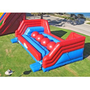 Outdoor Event Inflatable Ball Game , Bounce House Amusement Center