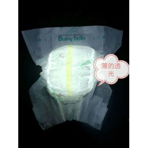 Custom Clothlike Backsheet Disposable Baby Diaper Printed with 3D Channel