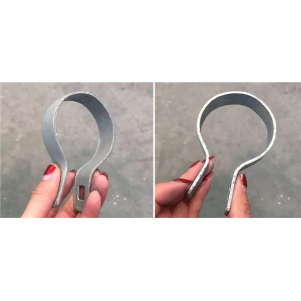 0.13lb Long Lasting 1-3/8" Brace Bands For Chain Link Fence