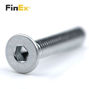 Metric Measurement System ZINC PLATED Hexagon Recessed Countersunk Socket Cap
