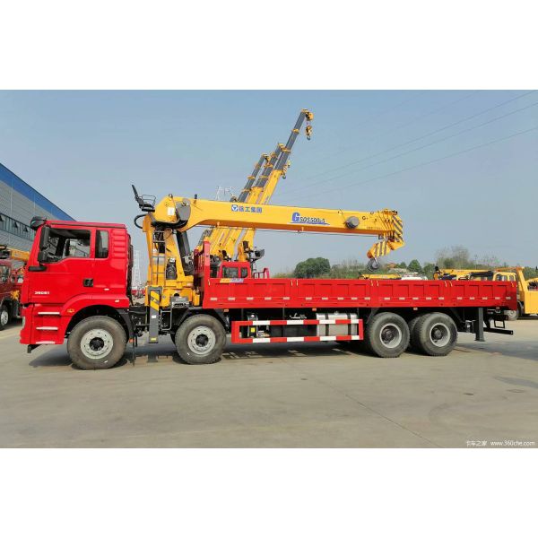 Shaanxi Automobile Commercial Vehicle Xuande X6 Composite Version 200 Horsepower 4X2 6.1 Meter Truck-mounted Crane