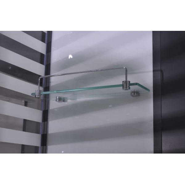 Customized Square Glass Shower Cabin Comfortable Shower Units,black 900*900*2150mm