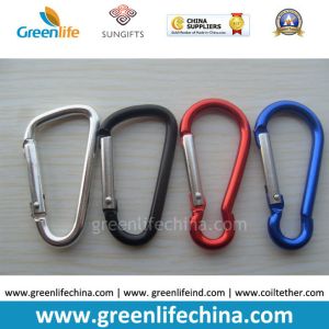Top quality aluminium metal carabiner carabiner hooks custom colors in cheap