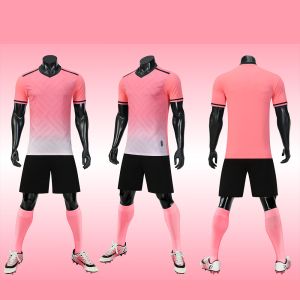 Breathable Soccer Jersey Team Set Premium Fabric Plain Soccer Jersey