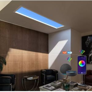 Multiscene 12.6'' Artificial LED Skylight Recessed 600x300 Tuya