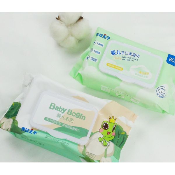 Custom Baby Wipe Free Sample Water wipes Organic Baby Wet Wipes