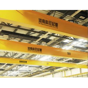 Overload Protection 5T Single Girder Overhead Crane With Motor