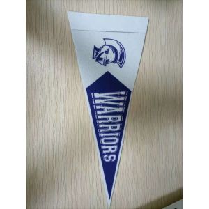 150D Polyester Advertising Sports Pennant Flag Triangle Shape
