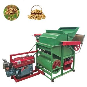 OEM Peanut Picker Machine 7.5kw Groundnut Combine Harvester