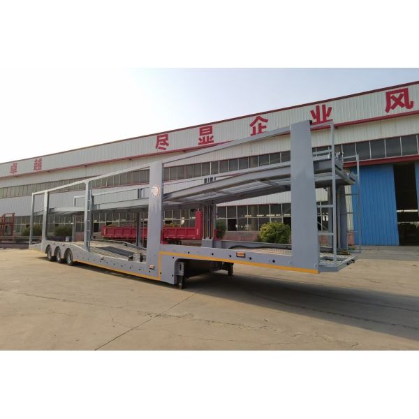 Buy 6/8/10 Car Transport Semi-Trailer Truck Transport Trailer with Jost E100 Landing Gear at wholesale prices