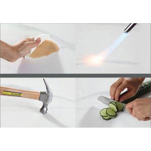 Colored Frame Adjustable Height Desk Custom White Marbling Wooden Electric Sit