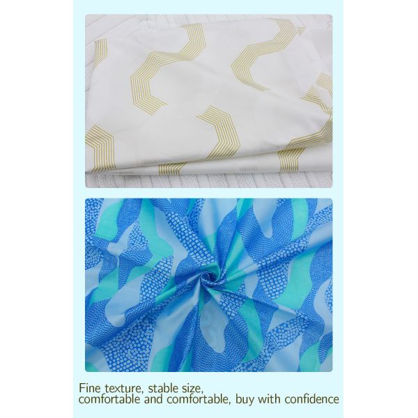 Printed Warp Knitted Mattress Fabric Household Textile Pigment Printed Bed Sheet Fabric