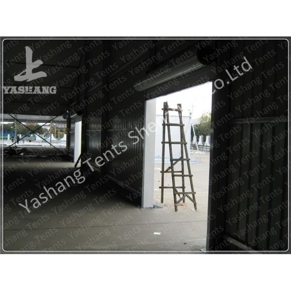 Heat Resistant Tent Accessories Height Customizable Fabric Door Glass Door Roller Gate
