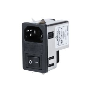 Quality Yanbixin 1A 220V C7 IEC Inlet Filter Power Model Entry Filter For Switching Power Supply for sale