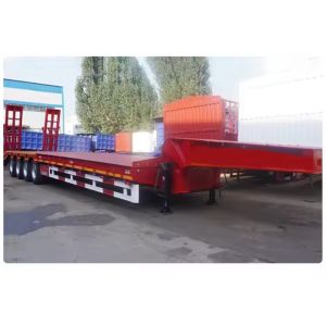 CIMC 4 Lines 8 Axles 110 Ton Adjusted Height With Container Locks Extendable Low