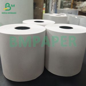 Quality 48gsm 3 1/8&quot; X 260' White Thermal Receipt Paper Jumbo Roll For ATM Credit Card for sale