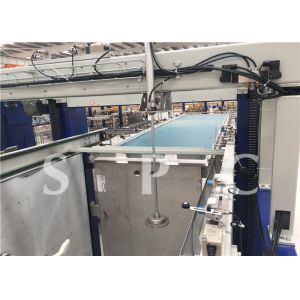 PLC Control Glass Bottle Depalletiser Machine Touch Screen Schneider