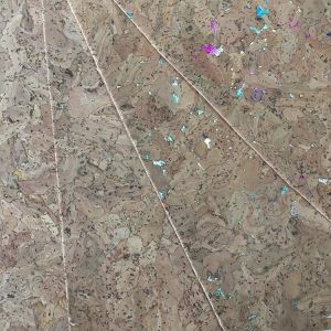 Shoe Accessories Thin Leather Fabric , Fashion Leather Fabric Environmental