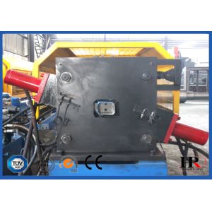 Rectangular Gutter Roll Forming Machine , Roll Forming Equipment