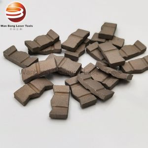 Thickness 3.5mm Retipping Brazing Diamond Segment For Core Drill