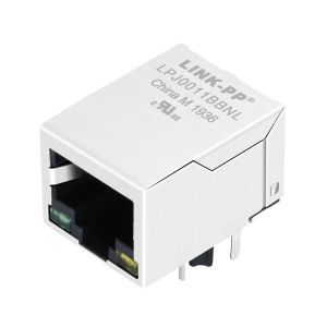 1x10/100Mbps RJ45 Modular Jack 13F-64GYD2SNW2NL With Transformer