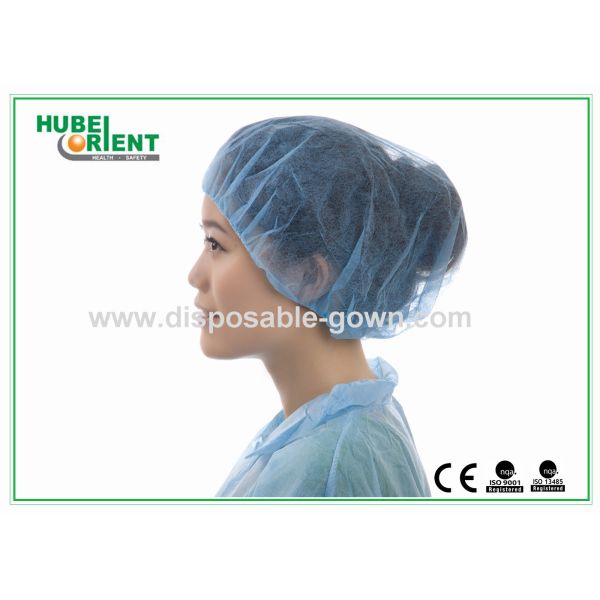 Buy Single Elastic Polypropylene Nonwoven Bouffant Hair Cover at wholesale prices