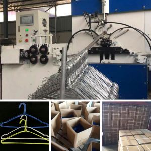 3kw Fully Automatic Wire Bending Machine , Fast Steel Hanger Equipment