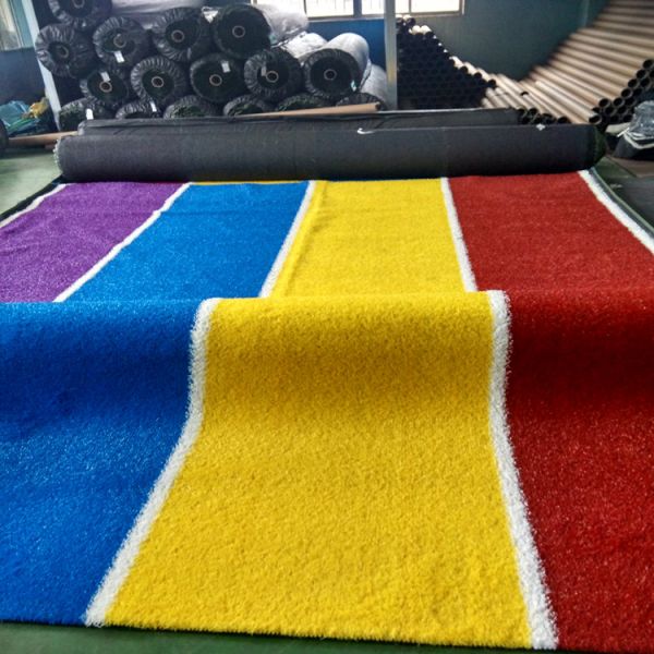 Buy Purple Fake Grass For Schools Kindergartens at wholesale prices