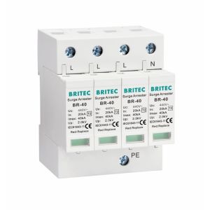 BR-40 3+1 440 Type 2 Surge Protector din rail surge protection lightning