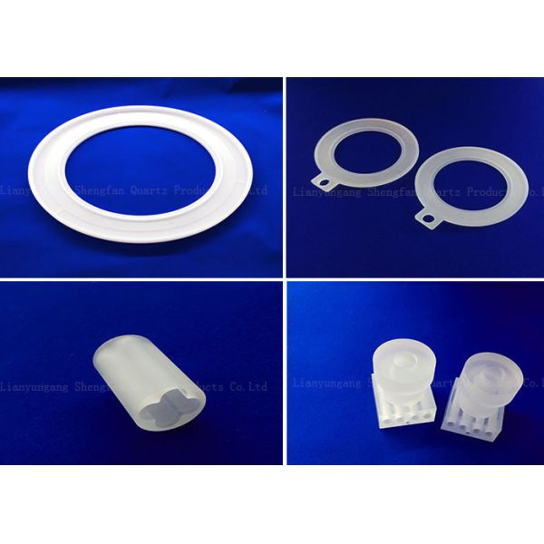 Anti Acid Ozone Quartz Tube , Fused Glass Plates Excellent Electrical Insulator