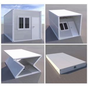 School Dormitory Foldable Flat Pack Container House with Customized Color