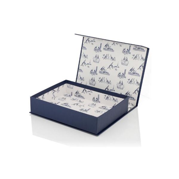 Buy Flap Lid Custom Printed Gift Boxes Modern Fashion With Inner Pattern Printing at wholesale prices