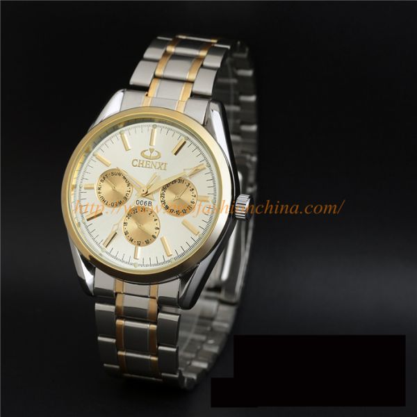 006B Fashion Jewelry Wholesale Watch Retail Small Order Accepted Stainless Steel Watch Man