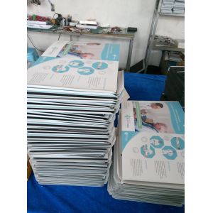 Custom priting 6.5×9.5inch book size 5inch IPS TFT LCD Screen promotional video