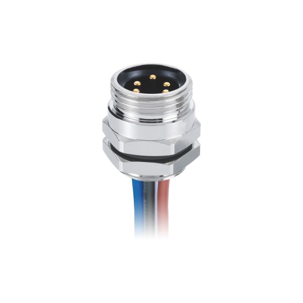 Male Rear Side Fastening 7/8 Mini Change Connectors 5Pin A Code 0.2m Single