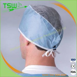 Personal Care Breathable Non Woven Surgical Cap For Hospital