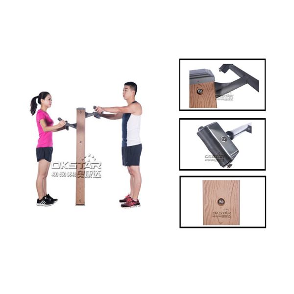 fitness equipment for elderly wood outdoor fitness chest press machine chest exercise equipment for old people