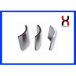Electrical Machinery Arc Magnet / Wedge Magnet Customized Dimension