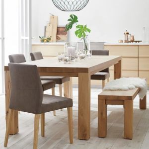 Wooden Dining Table with Modern Design and Eco-friendly Materials