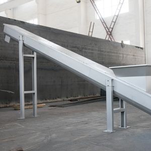 Stainless Steel Shaftless Screw Conveyor For Powder Grain Spiral Conveyor