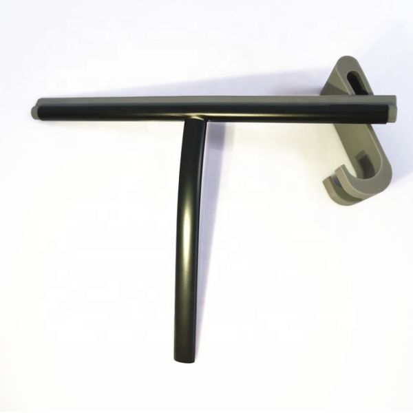 High Quality Black Stainless Steel Shower Squeegee Window Wiper for Car Glass Mirror Door Floor