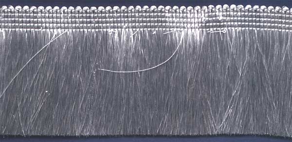 Wholesale 2.25" Metallic gold color OEM high quality brush fringes for curtain decoration