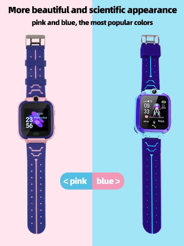 2G Kids Fitness Watch Teenager gps tracker Q12 Voice Chat Call For Children SOS LBS Location