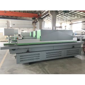Automatic Edge Banding Machine With Gluing End Trimming Double Trimming Scraping